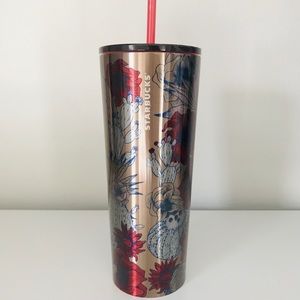 🌟Starbucks Floral Cactus Stainless Steel Tumbler